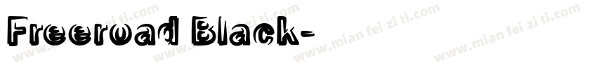 Freeroad Black字体转换